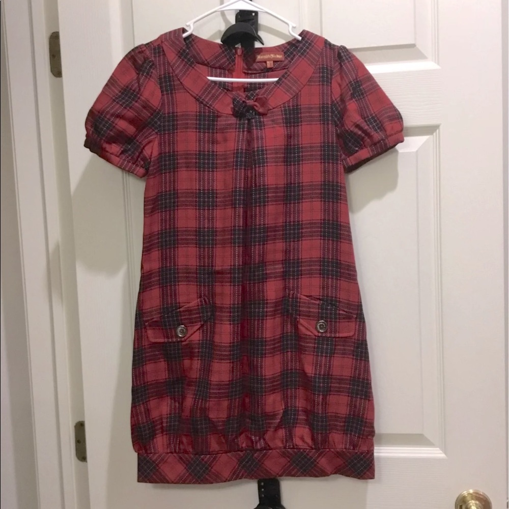 Tartan babydoll dress